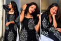 Black Hand-Embroidered Kurta Set
